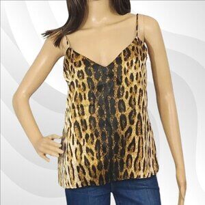2/$50 L'Agence Animal Print Jane Tank Top Size XS | Chic Sleeveless Blouse